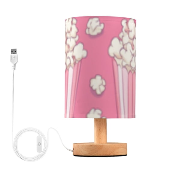 Two Boxes Of Popcorns Table Lamp with USB Port LED Warm Light Lamp Night Light Home Decor