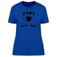 thumbnail image 1 of Two Brother Cats Heart Shape T-Shirt Women -Image by Shutterstock, Female Medium, 1 of 2