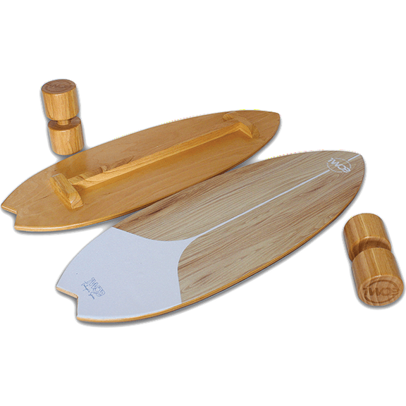 Two Brothers Balance Board Teahupo'o Curve Natural/White &nbsp;