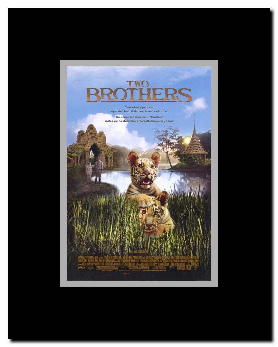 Two Brothers Framed Movie Poster