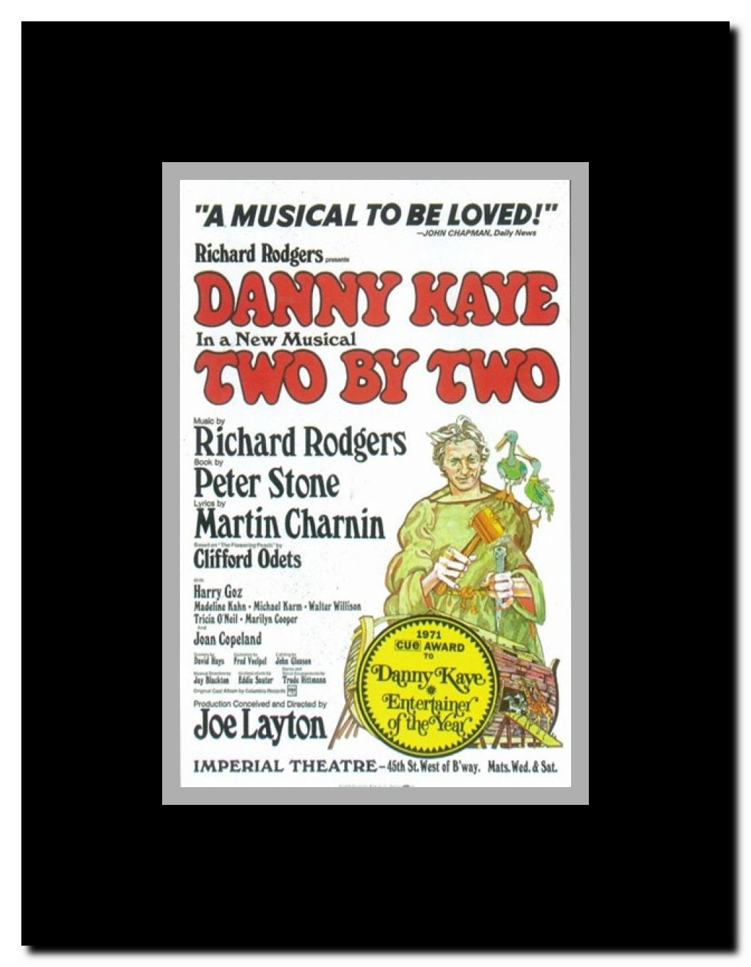 Two By Two (Broadway) Framed Movie Poster