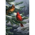 thumbnail image 1 of Two Cardinals Garden Flag, 1 of 1