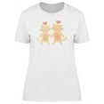 thumbnail image 1 of Two Cats In Love Tee Women's -Image by Shutterstock, 1 of 2