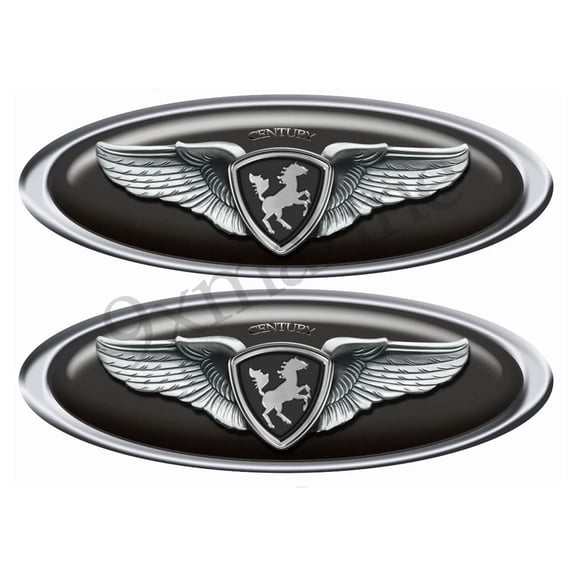 Two Century Boat Wings Oval Stickers for Restoration Project