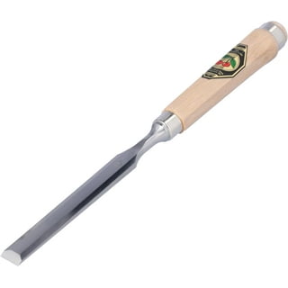 Wood Carving Knife, Long wide blade, Skew edge, Hornbeam handle - Two  Cherries USA