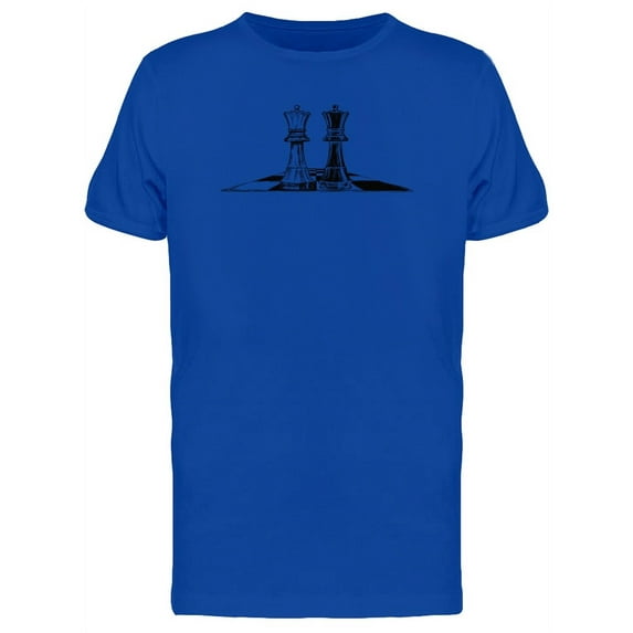 Two Chess Kings Grunge Tee Men's -Image by Shutterstock