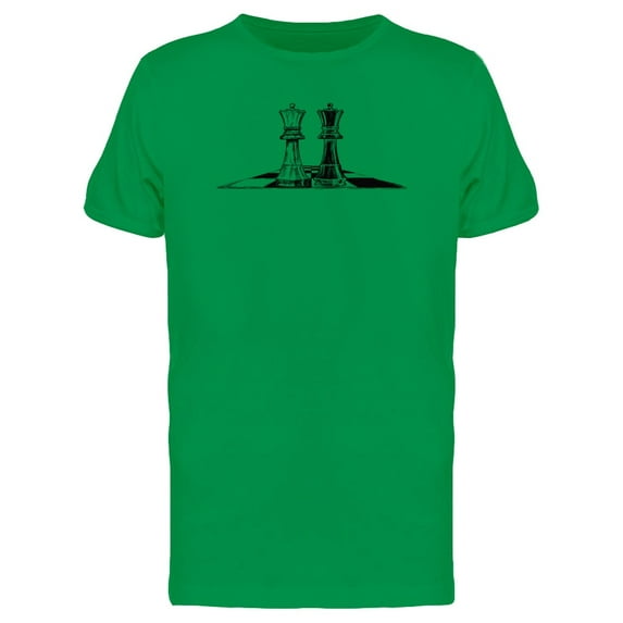 Two Chess Kings Grunge Tee Men's -Image by Shutterstock