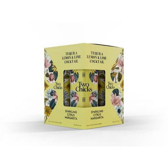 Two Chicks Citrus Margarita Beverage 4pk