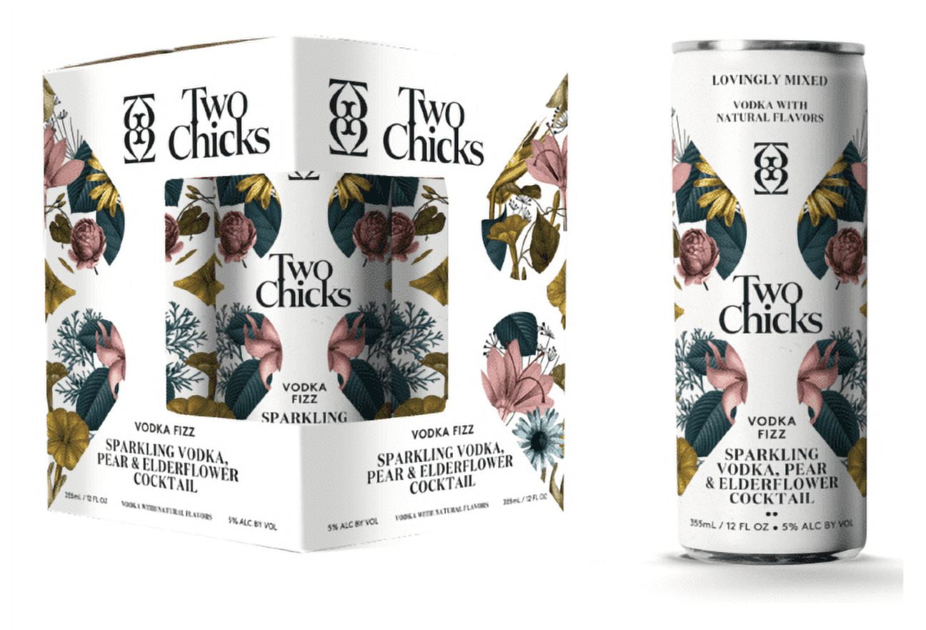 Two Chicks Elderflower Fizz 4pk - Walmart.com
