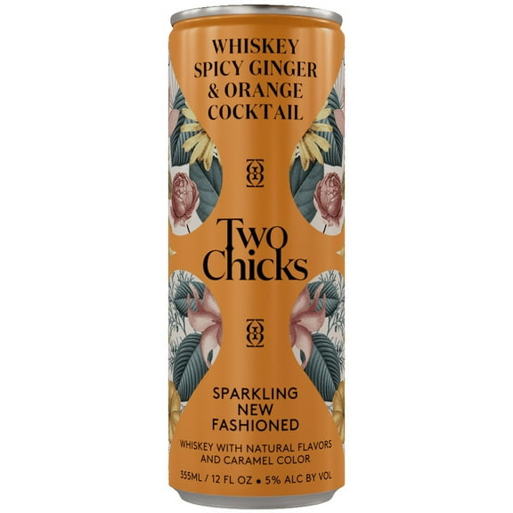 Two Chicks New Fashioned Sparkling Cocktail 4 Pack, 12 fl oz Cans