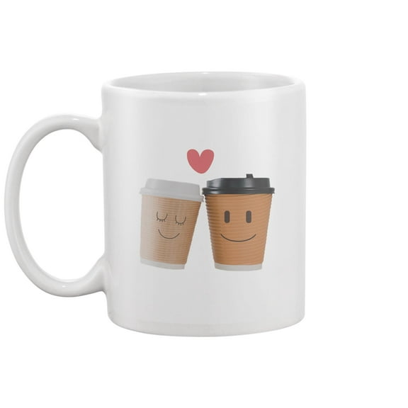 Two Coffee Cups Together  Mug -Image by Shutterstock