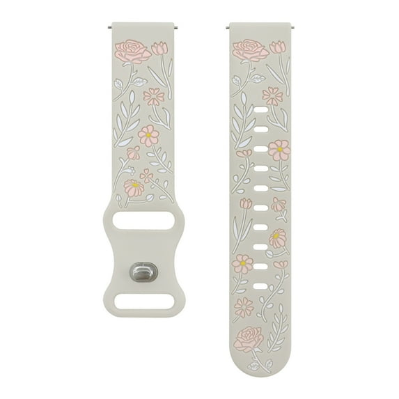 Two Color Band Silicone Wrist Straps Bracelets For Watch 7654 Quick Release Belt