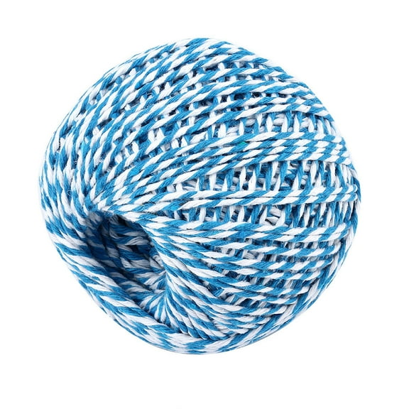 Two-Color Cotton Rope, Twine Cotton, String Rope Cord, 1.5mm x 109 Yard Colourful Bakers Twine for Gift Wrapping Arts Crafts Party Decorations Gardening
