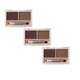 thumbnail image 1 of Two-Color Eyebrow Powder - Waterproof Sweat-Proof 0.88oz, Smooth Fine Pigment, Natural Long-Lasting Makeup, Professional Brow Kit, Travel-Friendly, Matte and Shimmer, Women 1PC*3, 1 of 2