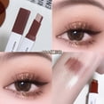 thumbnail image 1 of Two Color Eyeshadow Stick Dual Ended Shadow Pencil for Natural Gradient Eye Makeup, Velvet Matte and Shimmer Finish, Long Lasting Waterproof Smudge Proof, Easy Blend, 1 of 5