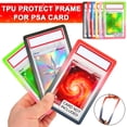 thumbnail image 1 of Two-Color Gradient Slab Protector Graded Bumper for PSA Graded Cards Only,Colorful Edge Protector - 6PACK Orange&Yellow, 1 of 4