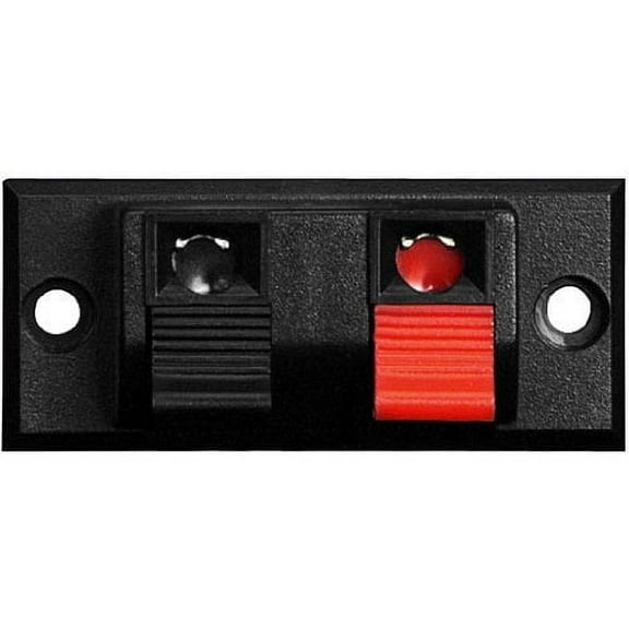 two conductor speaker wire spring terminal