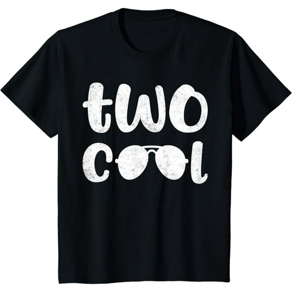 Two Cool 2nd Birthday Gift 2 Year Old Boy Second Bday T-Shirt
