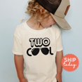 thumbnail image 1 of Two Cool Toddler Shirt, Kids 2Nd Birthday Shirt, Funny Birthday Tee, New Age Shirt, Two Years Old Toddler Tee, TODDLER SHORT SLEEVE TEE BELLA CANVAS 3001T, 1 of 3