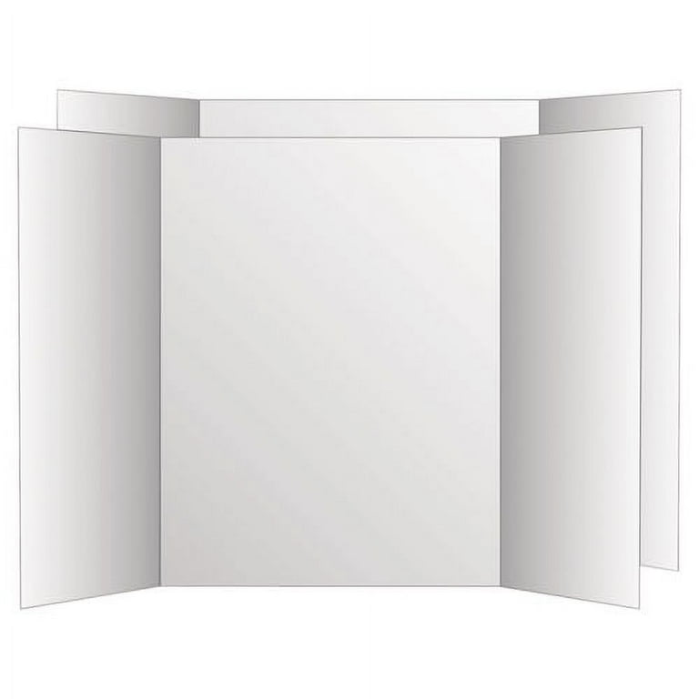 Two Cool Tri-Fold Poster Board, 36 x 48, Black/White, 6/Carton Two Cool Tri-Fold Poster Board, 36 x 48, Black/White, 6/Carton