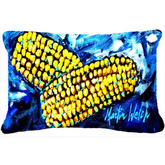 Two Corn Please Fabric Decorative Pillow