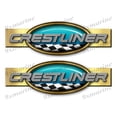 thumbnail image 1 of Two Crestliner Retro Stickers 10"x3", 1 of 2