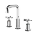 thumbnail image 1 of Two Cross Handle Widespread Faucet, 3-hole Bathroom Sink Faucet, 1 of 1