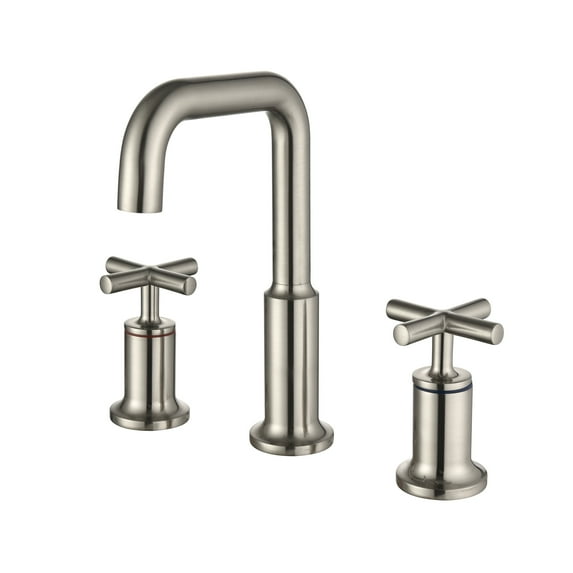 Two Cross Handle Widespread Faucet, 3-hole Bathroom Sink Faucet
