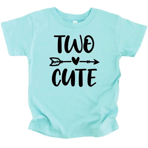 Two Cute Arrow 2nd Birthday Shirt for Toddler Girls Second Birthday Outfit Chill Shirt 3T