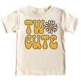 thumbnail image 1 of Two Cute Daisy Birthday Shirt for Baby and Toddler Girls for Birthday Party Gift Outfit Natural Shirt 2T, 1 of 6