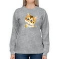 thumbnail image 1 of Two Cute Kittens Sweatshirt Women -Kayomi Harai Designs, Female 5X-Large, 1 of 4