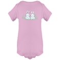 thumbnail image 1 of Two Cute Rabbits Sitting Bodysuit Infant -Image by Shutterstock,  6 Months, 1 of 2