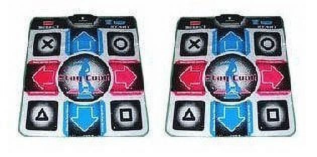Two Dance Revolution Dance Pads for PlayStation 2 & PS One (Requires PlayStation 1 or 2 Video game console) - image 1 of 1