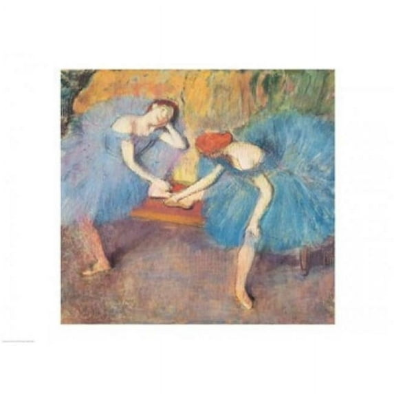Two Dancers at Rest Poster Print by Edgar Degas - 24 x 18 in.