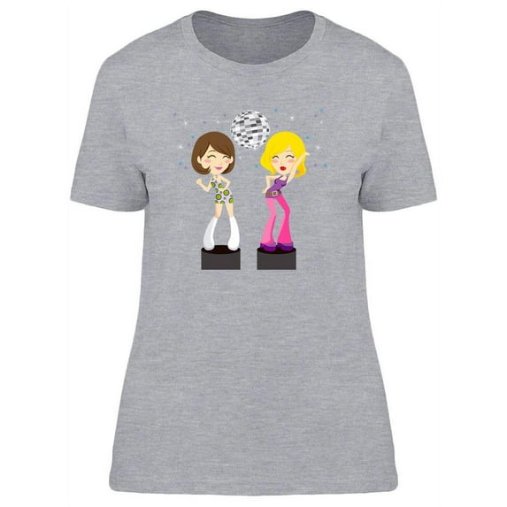 Two Dancing Women T-Shirt Women -Image by Shutterstock, Female Large