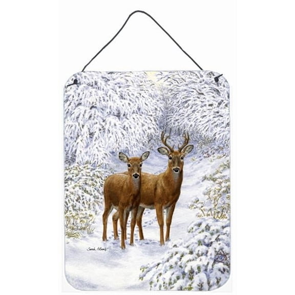 Two Deer Wall and Door Hanging Prints