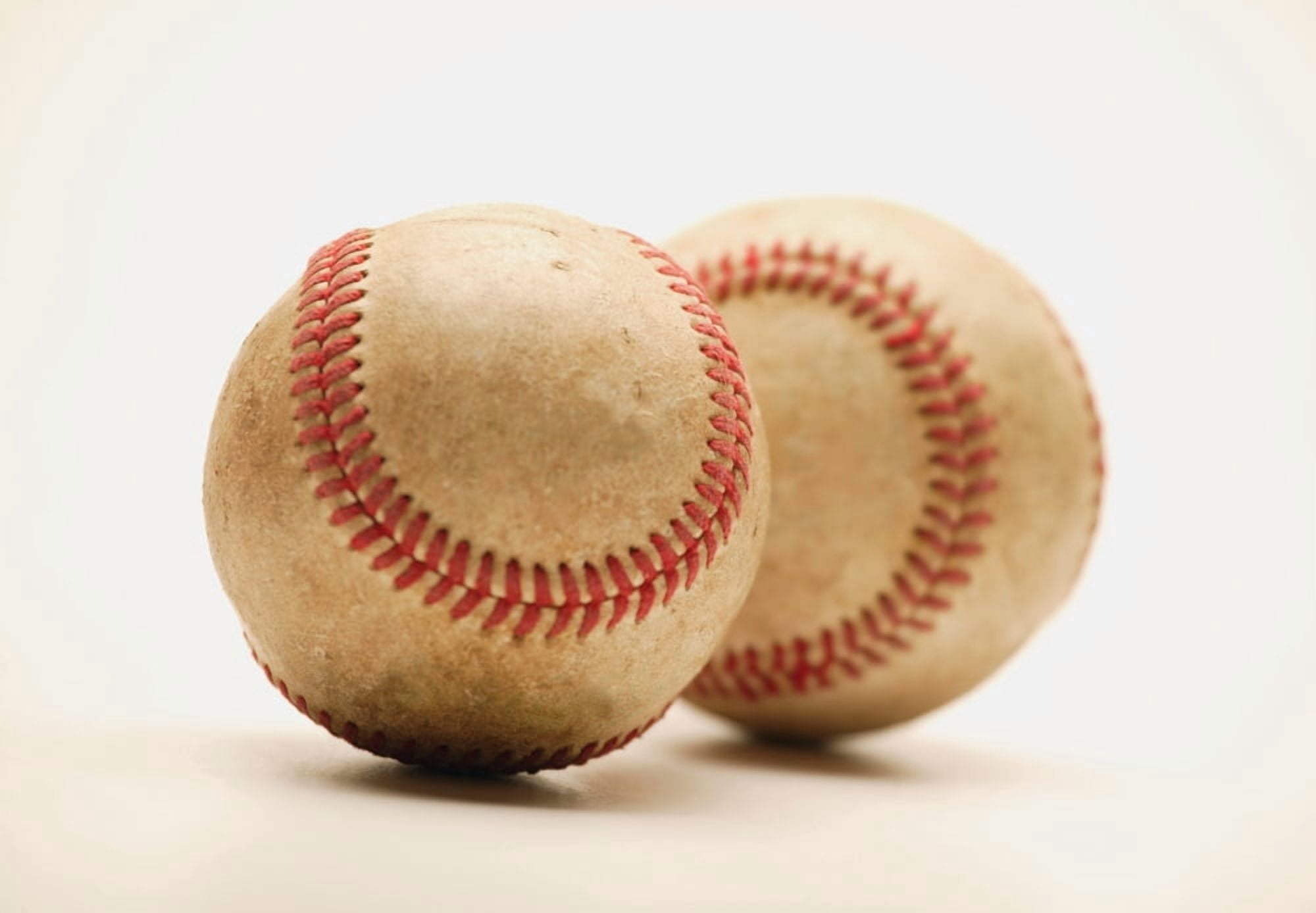 Two Dirty Baseballs Canvas Art - Darren Greenwood Design Pics (16 x 11)