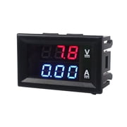 Two Display Digital Voltages Current Meter 0-100V 10A High Accuracy LED Screen For Power Testing