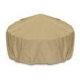 thumbnail image 1 of Two Dogs Designs 2D-FP80005 Fire Pit Cover with UV Protection, 80 Inch, Khaki, 1 of 2