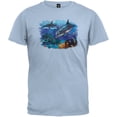 thumbnail image 1 of Two Dolphins Light Blue T-Shirt - X-Large, 1 of 1