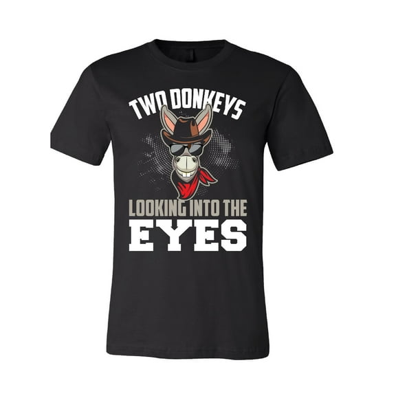 Two Donkeys Looking Into the Eyes T-Shirt