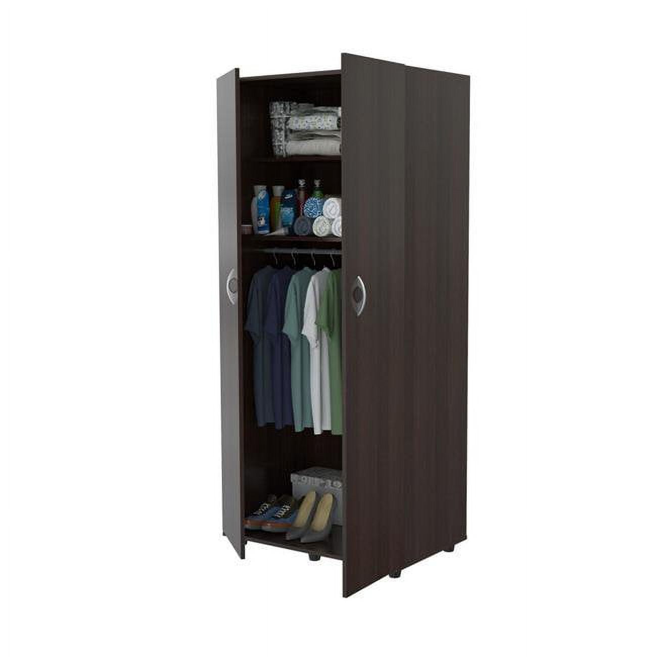Wood wardrobe closet walmart deals