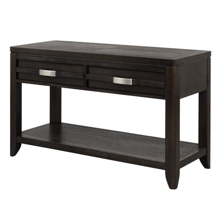 Two-Drawer Console Table | Offers Storage in Home Settings | Made of MDF and Acacia Wood | Addresses Clutter Issues