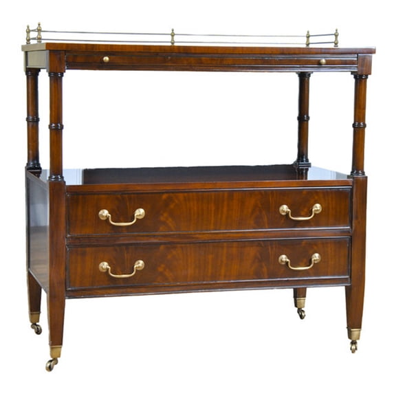 Two Drawer Server with Pullout Tray - Walmart.com