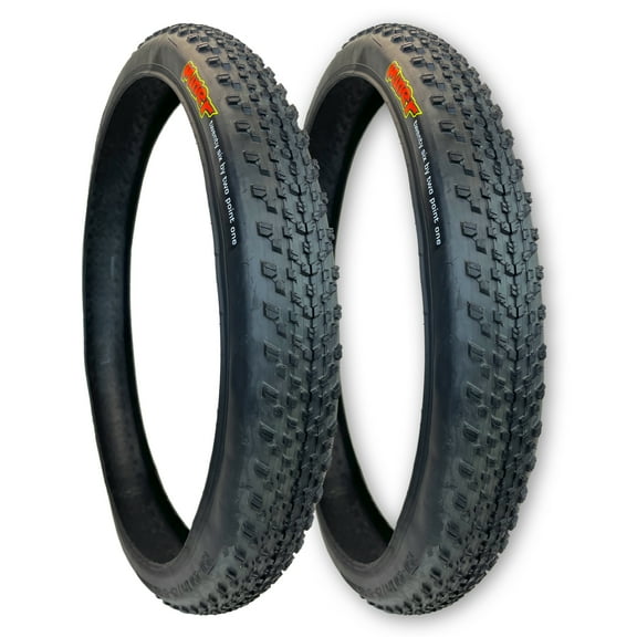 Two Duro 26x2.10 Miner Mountain Bike Tires, Multi Purpose Tread, Folding Beads