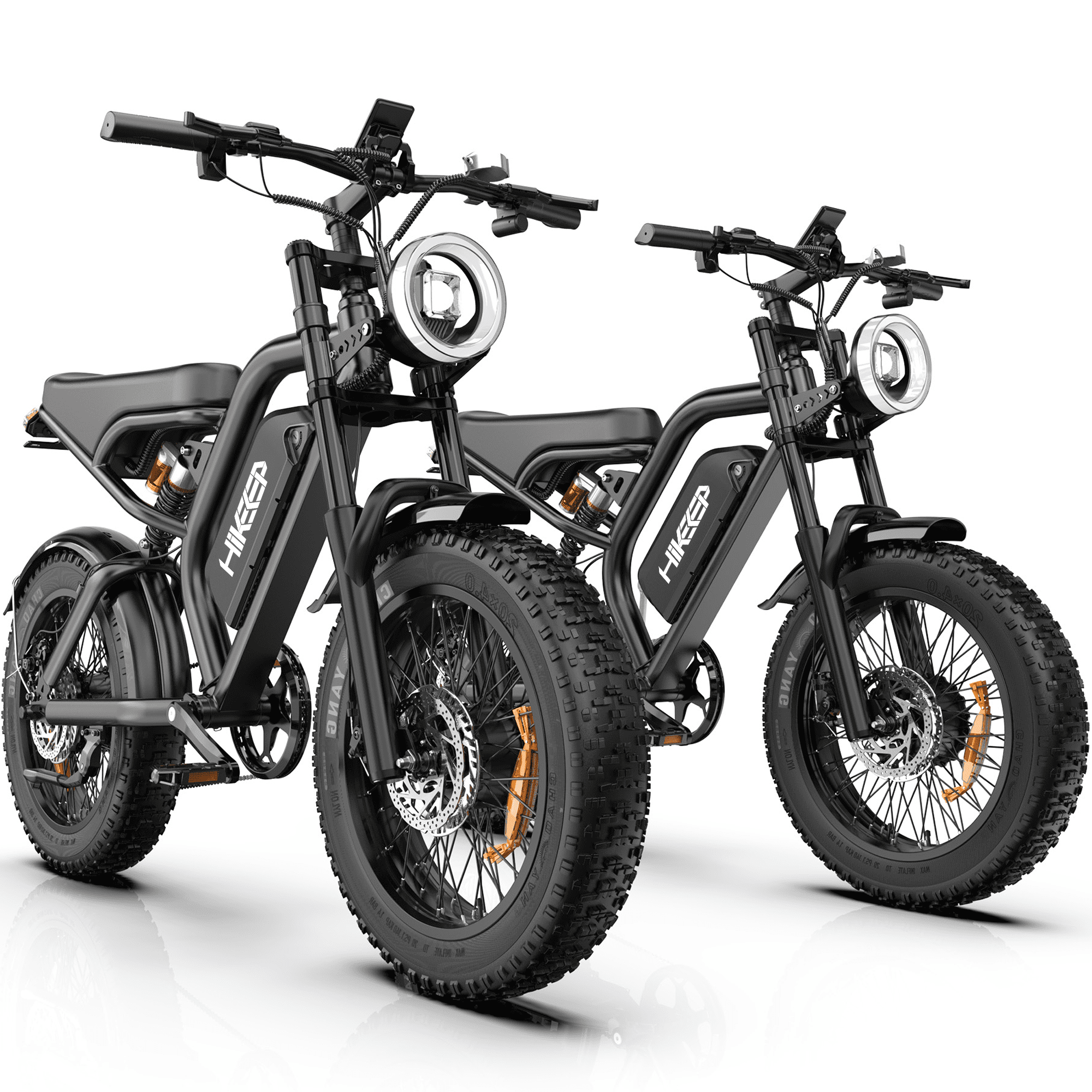 Electric Bike for Adults Set of 2, Fat Tire Ebike with 48V 13Ah Battery, 1500W Electric Mountain Bike Snow E-bike for Men, UL2849