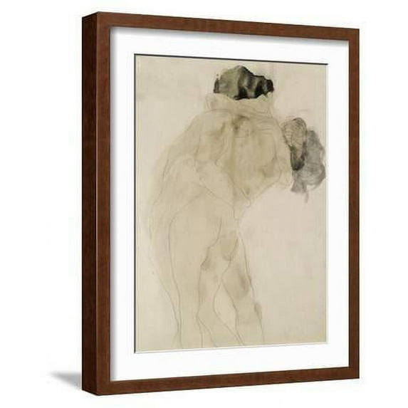 Two Embracing Figures, Framed Art Print Wall Art by Auguste Rodin Sold by Art.Com