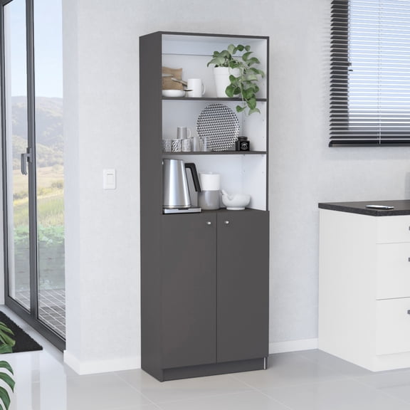 Two Enclosed Lower Shelves | Suitable for Home Office Storage | Aesthetic and Practical Design
