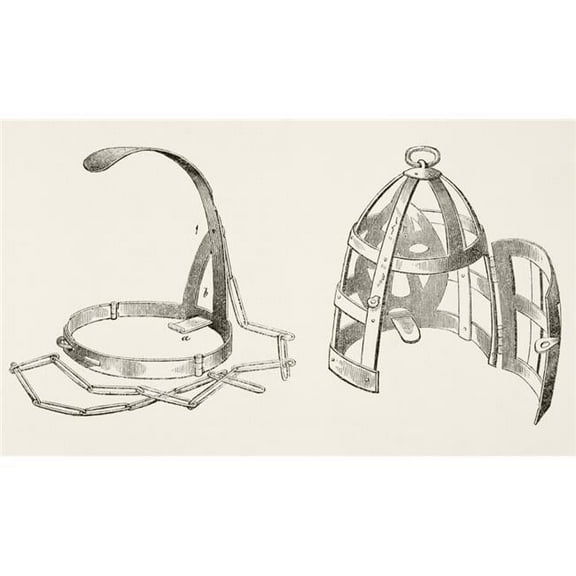 Two Examples Of Scolds Bridles Probably Dating From The 17Th Century From The National And Domestic History Of England