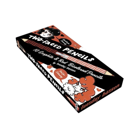 Two-Faced Pencils: 10 Graphite & Red Bicolored Pencils (Other)